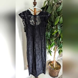 Black Lace party dress
